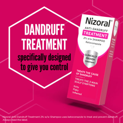 Nizoral anti-dandruff shampoo 60ml, UK version