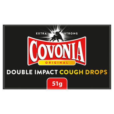 Covonia Original Double Impact Cough Drops 51g - British product