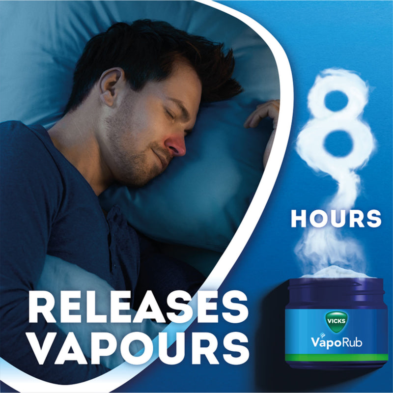 Vicks VapoRub cold remedy ointment 50g, imported from the UK