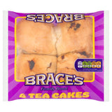 Brace's 4 Tea Cakes fruit buns - British product