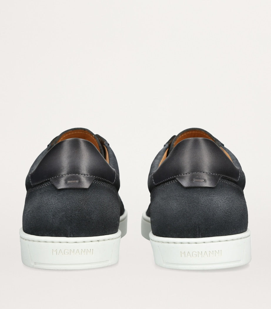 Baskets en cuir sans lacets