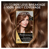 L'Oreal Preference light brown permanent hair colour, UK version