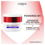L'Oreal Paris Revitalift Hydrating Night Cream Anti-Wrinkle 50ml, UK version