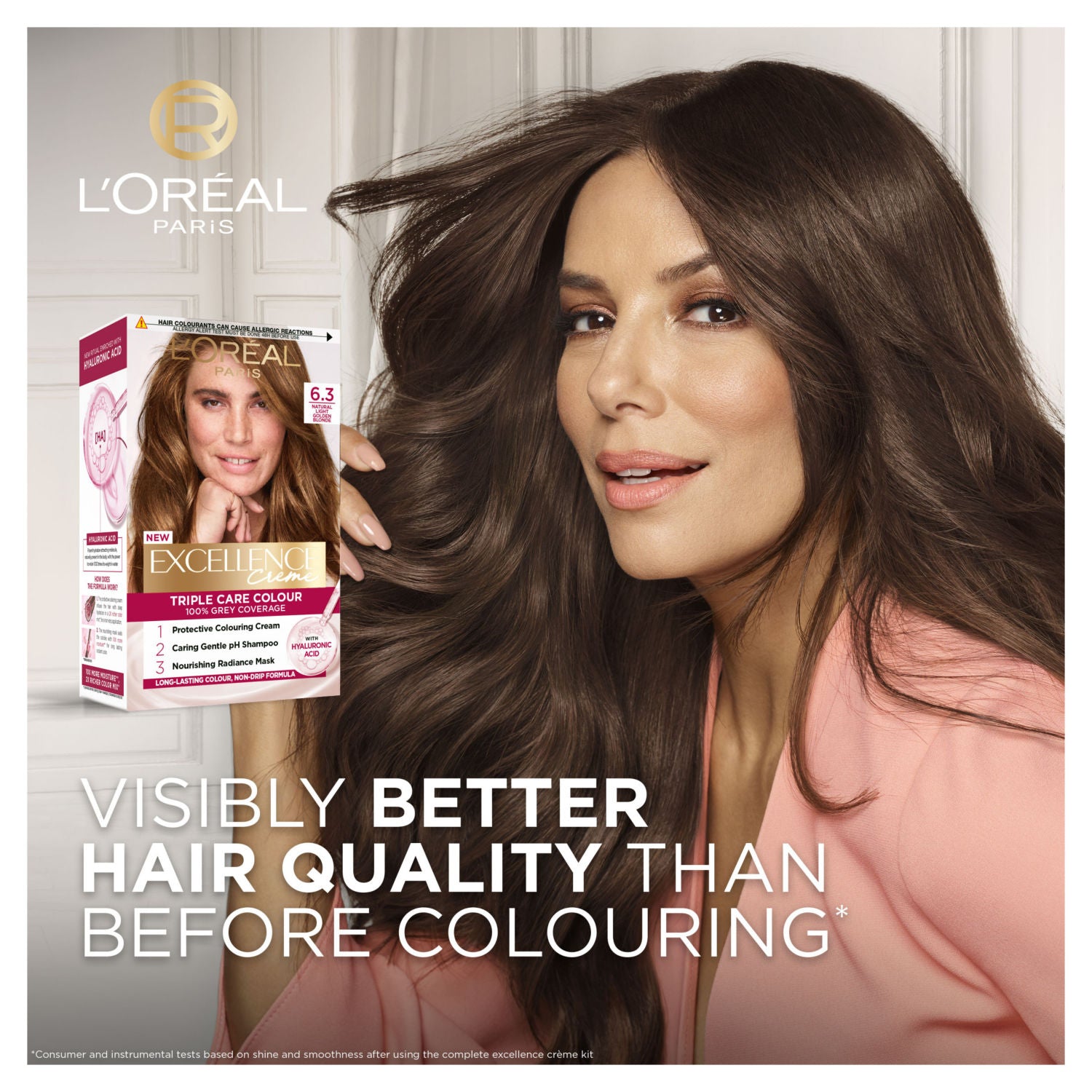 L'Oreal Paris hair colour kit 6.3 imported from the UK