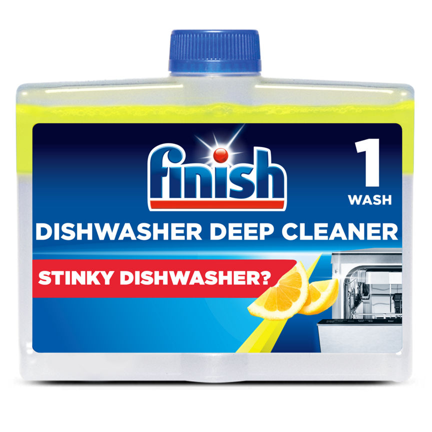 Finish Dishwasher Machine Cleaner, Lemon Scent GOODS ASDA   