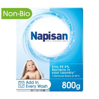 Napisan non biological stain remover powder, imported from the UK