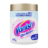 Vanish Gold Oxi Action Fabric Stain Remover Powder - Whites 470G GOODS ASDA   