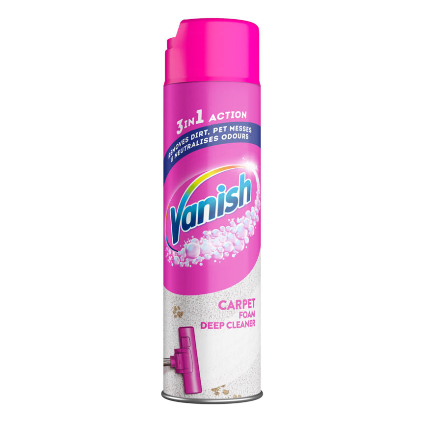 Vanish Gold Upholstery & Carpet Cleaner Foam GOODS ASDA   