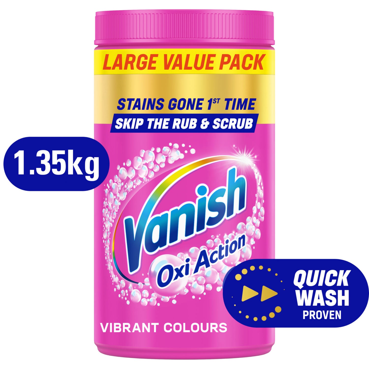 Vanish stain remover powder 1.35kg, UK version