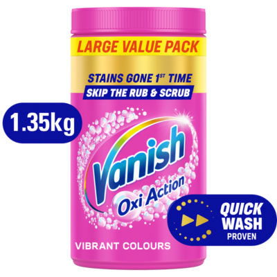 Vanish stain remover powder 1.35kg, UK version