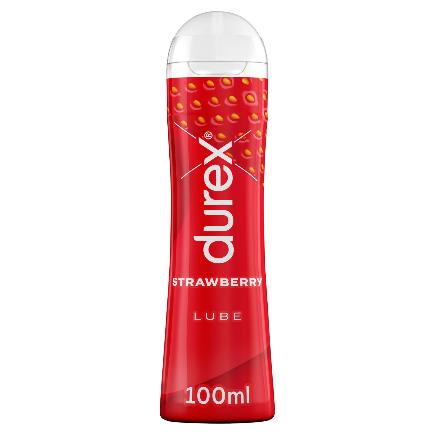 Durex strawberry flavoured lube 100ml, imported from the UK