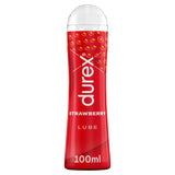 Durex strawberry flavoured lube 100ml, imported from the UK