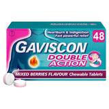 Gaviscon double action mixed berries chewable tablets 48 (British brand)