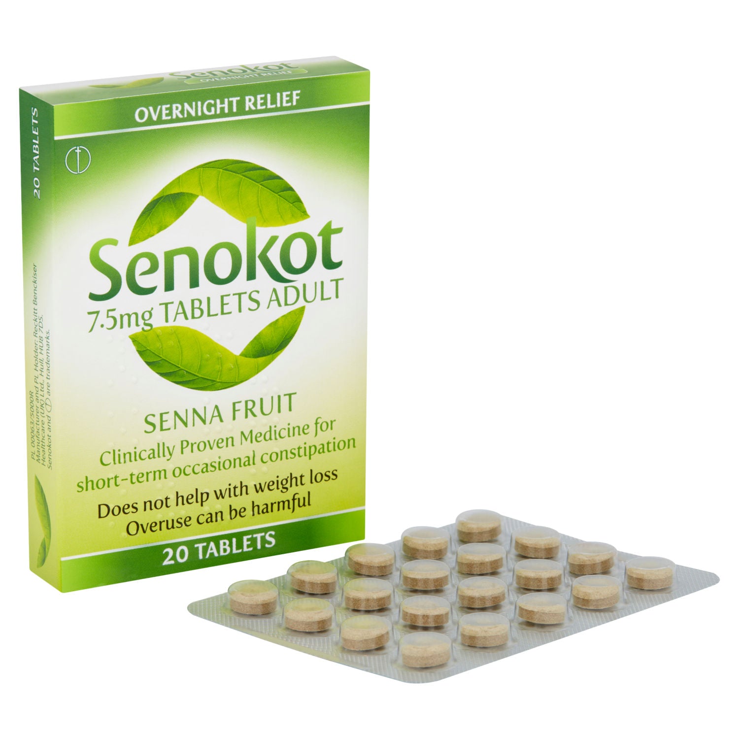 Senokot constipation tablets 20ct imported from the UK