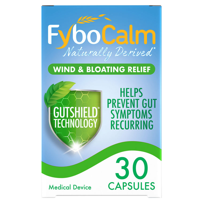 FyboCalm Wind & Bloating Relief 30 Capsules GOODS ASDA   