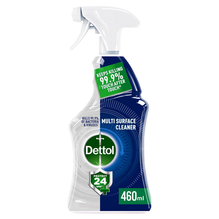 Dettol Protect 24 Hour Antibacterial Multi Surface Cleaner Ocean Fresh 460ml