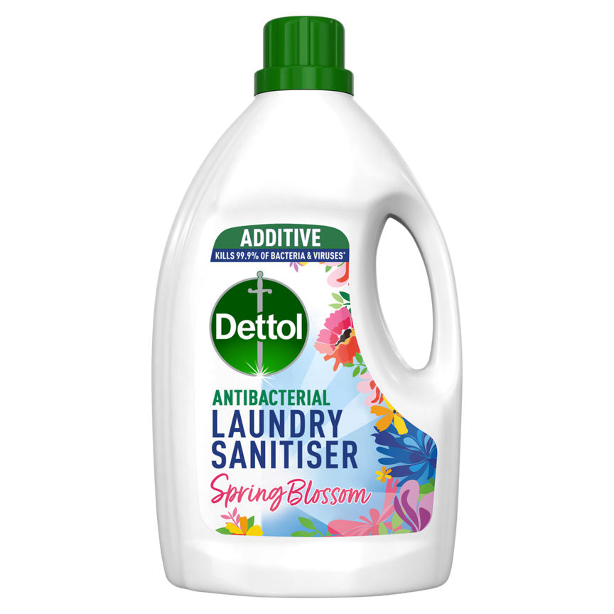 Dettol Additive Antibacterial Laundry Sanitiser Spring Blossom GOODS ASDA   