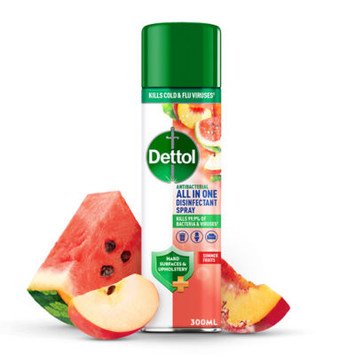 Dettol Summer Fruits Antibacterial All in One Disinfectant Spray 300ml