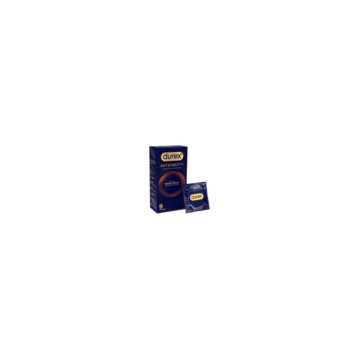 Durex Intensity condoms pack of 9 (British brand)