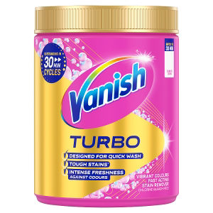 Vanish Turbo stain remover powder 850g, imported from the UK