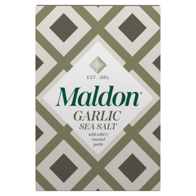 Maldon Garlic Sea Salt flakes 100g - British product