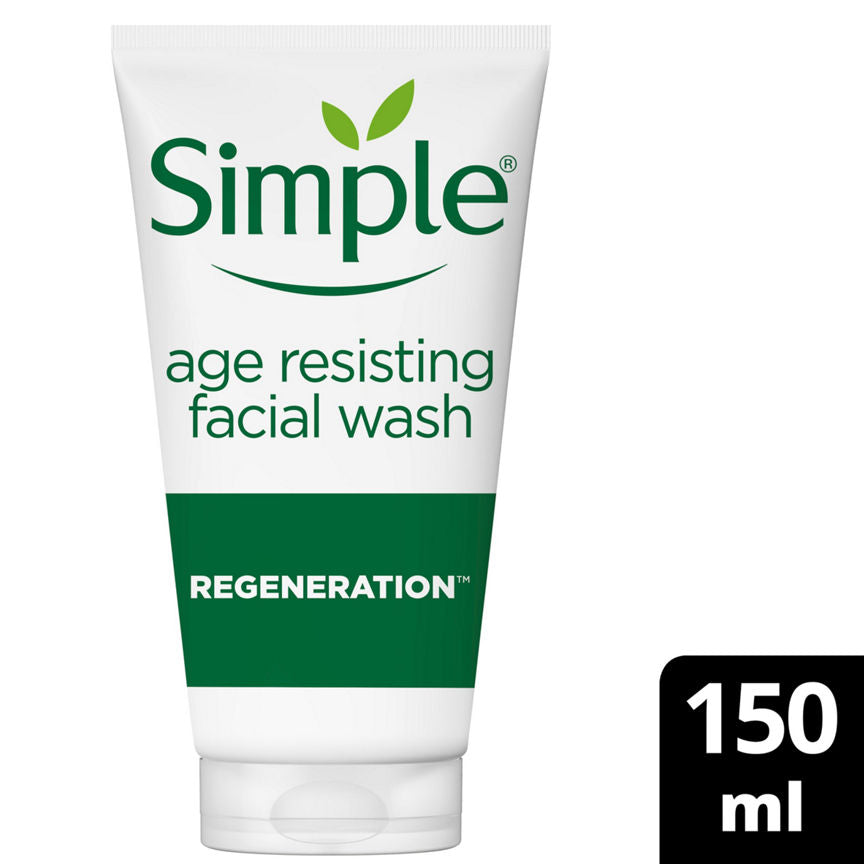 Simple Regeneration Age Resisting Facial Wash GOODS ASDA   