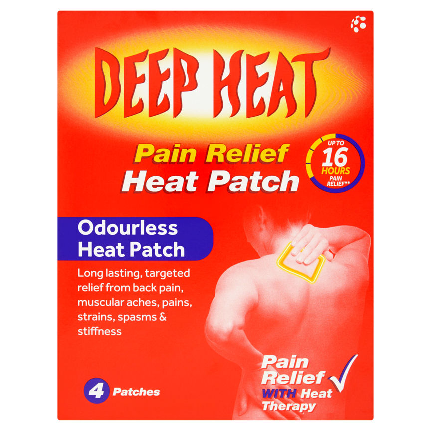 Deep Heat Pain Relief Heat Patches