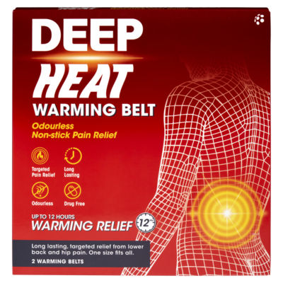 ASDA Deep Heat 2 Warming Belt Lower Back Pain Relief Belt- Buy online at McGrocer
