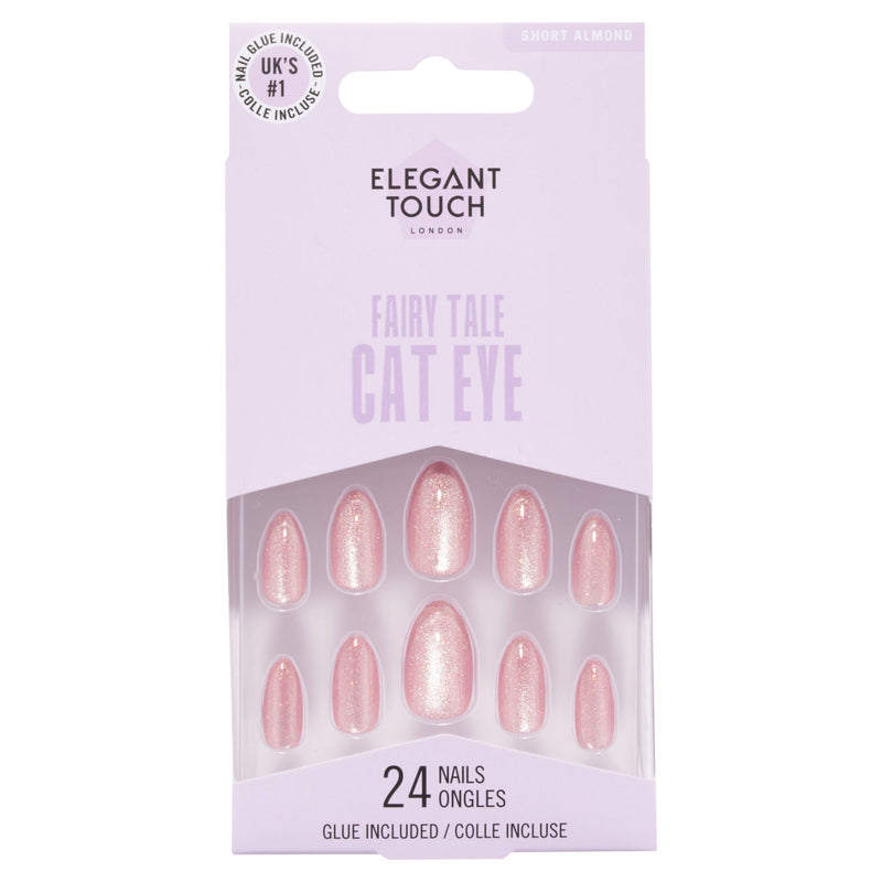 Elegant Touch cat eye artificial nails 24 count, imported from the UK
