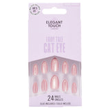Elegant Touch cat eye artificial nails 24 count, imported from the UK