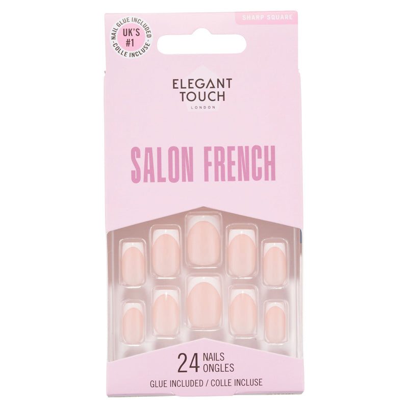 Elegant Touch Salon French 164 nails, imported from the UK