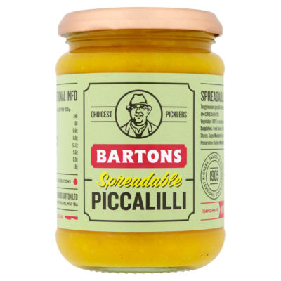 Bartons spreadable piccalilli 340g - British product