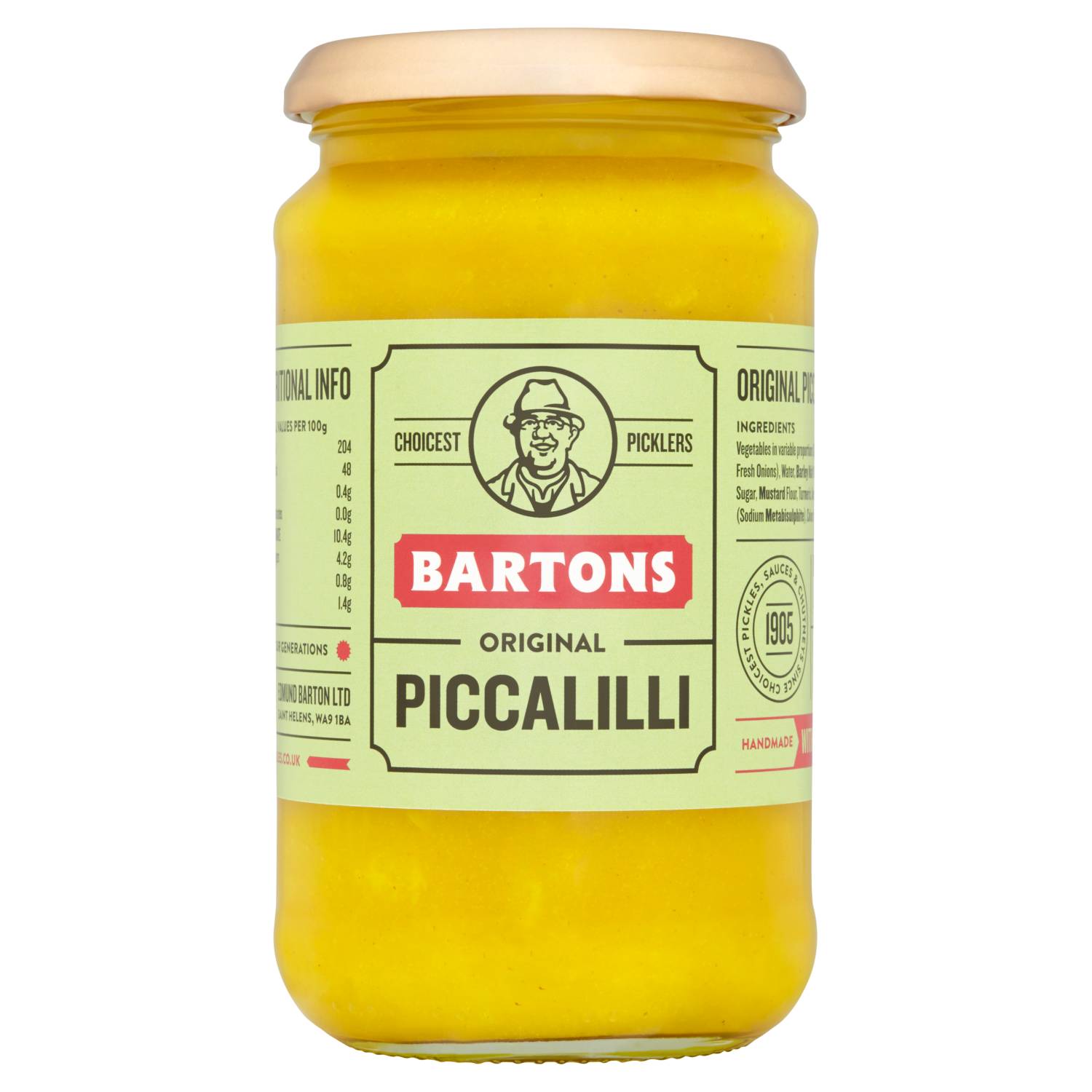 Bartons Original Piccalilli 450g (British brand)