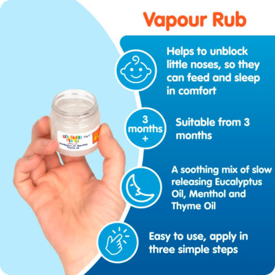 Snufflebabe Vapour Rub Ointment 35g (British brand)