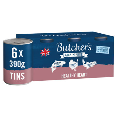 Butcher's Healthy Heart Nassfutter für Hunde Multipack 6x390g