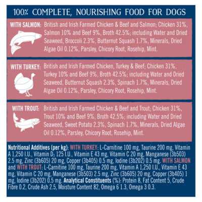 Butcher's Healthy Heart Nassfutter für Hunde Multipack 6x390g