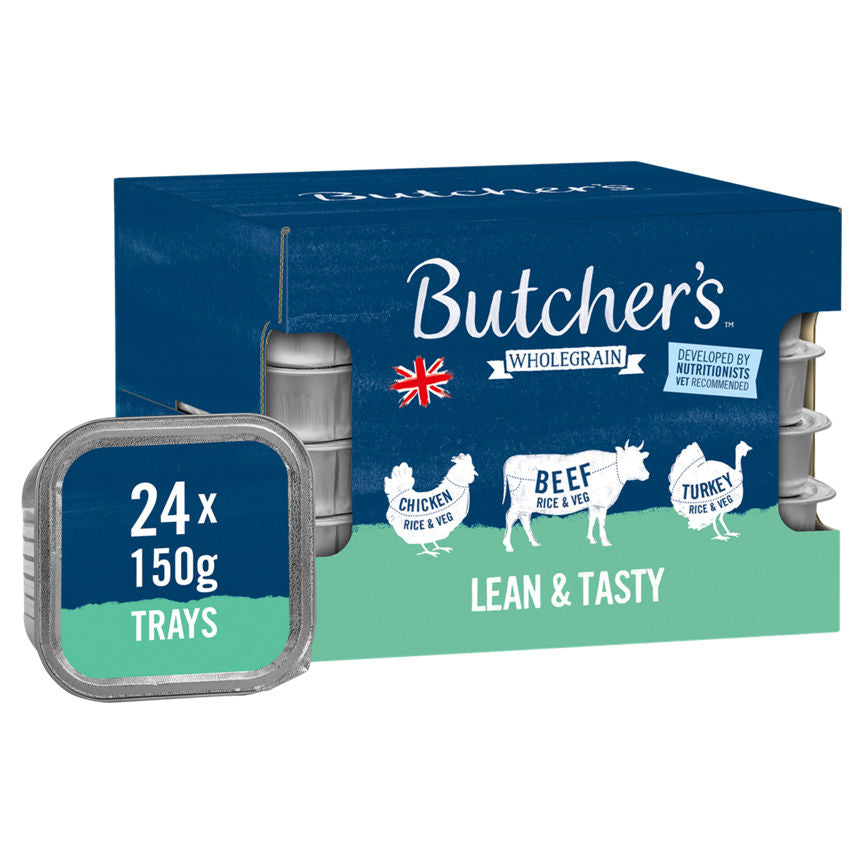 Butcher's Lean & Tasty Nourishing Food for Dogs 24 x 150g GOODS ASDA   