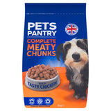 Pets Pantry dog food Meaty Chunks with Chicken 2kg - British product
