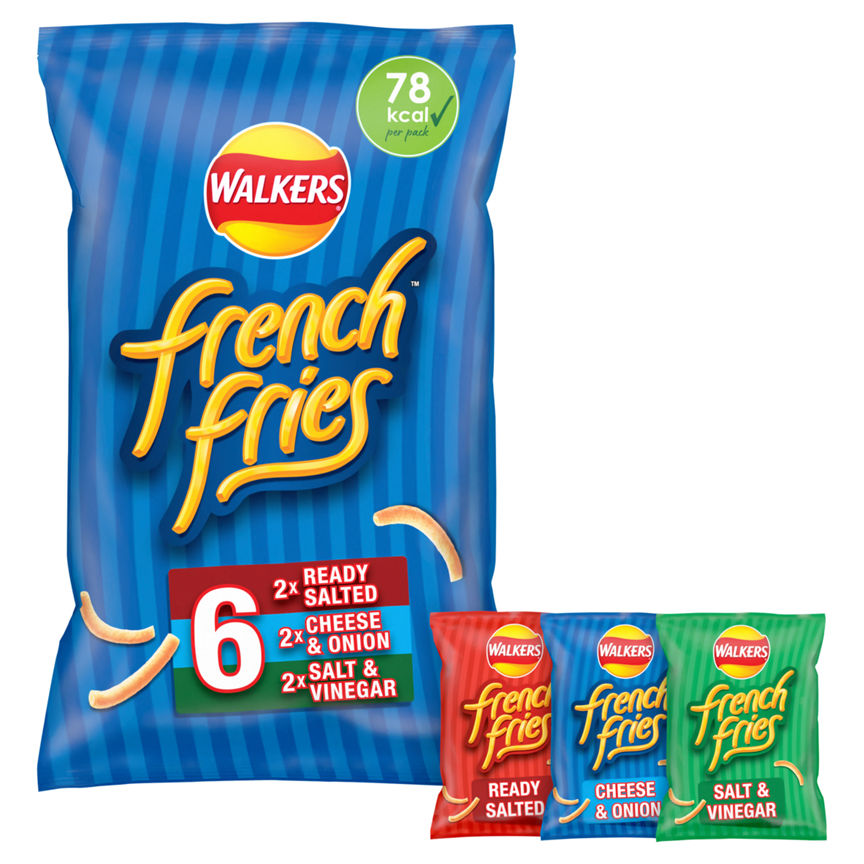 Walkers French Fries Variety Multipack Crisps GOODS ASDA   