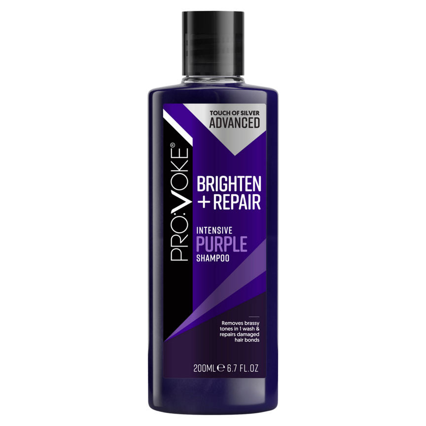 PRO:VOKE Touch of Silver Advanced Brighten + Repair Intensive Purple Shampoo GOODS ASDA   