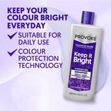 Provoke Touch of Silver Keep It Bright Shampoo 400ml, imported from the UK