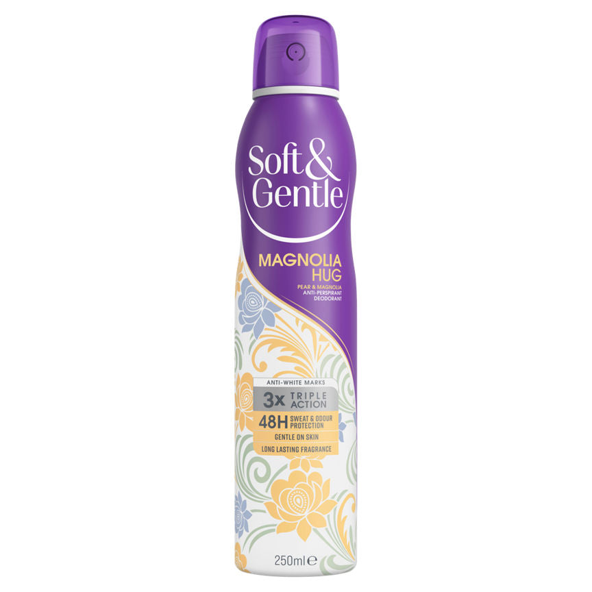 Soft & Gentle Magnolia Hug Pear & Magnolia Anti-Perspirant Deodorant GOODS ASDA   