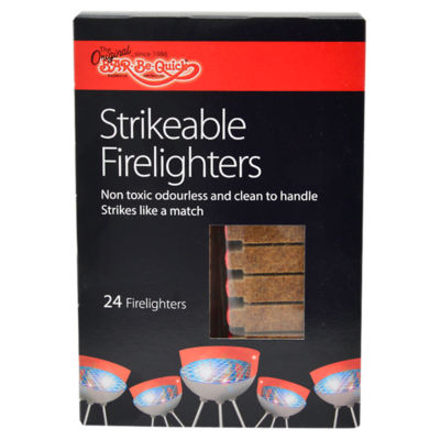 Bar-Be-Quick Strikeable Feueranzünder 24er Packung - Britisches Produkt