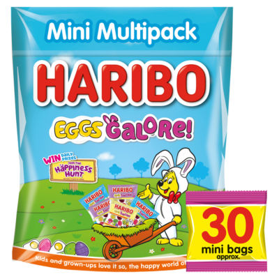 Haribo Eggs Galore jelly and foam sweets 480g multipack (British brand)