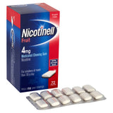 Nicotinell Fruit 4mg Medicated Chewing Gum Extra Strength 96 Pieces