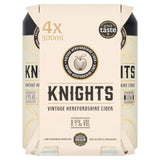 Knights Vintage Herefordshire Cider 4 x 500ml, imported from the UK