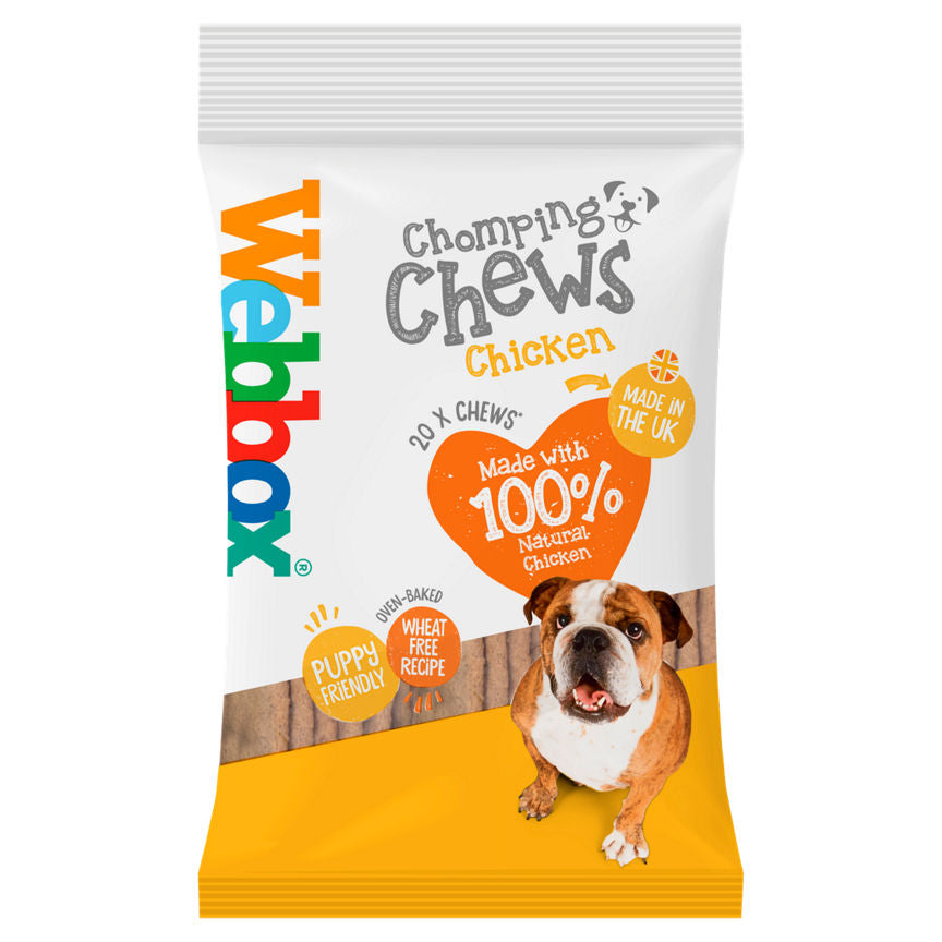 Webbox Chomping Chews Dog Treats with Chicken