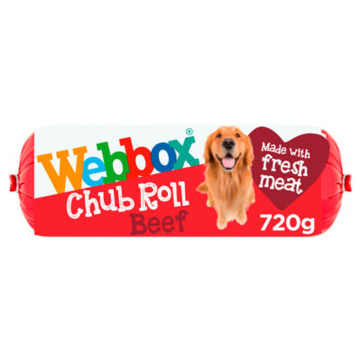 ASDA Webbox Chub Roll Beef Adult Dog Food 720g- Buy online at McGrocer