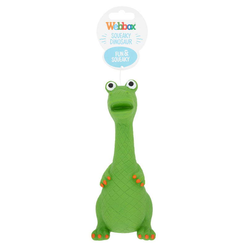 Webbox Squeaky Dinosaur dog toy, UK version