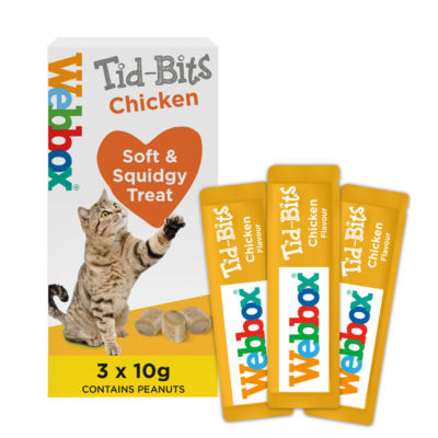 Webbox Tid-Bits Chicken cat treats 30g, UK version